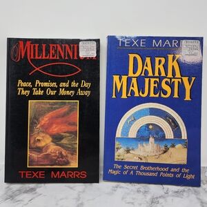Texe Marrs Vintage Paperback Book Set Of 2